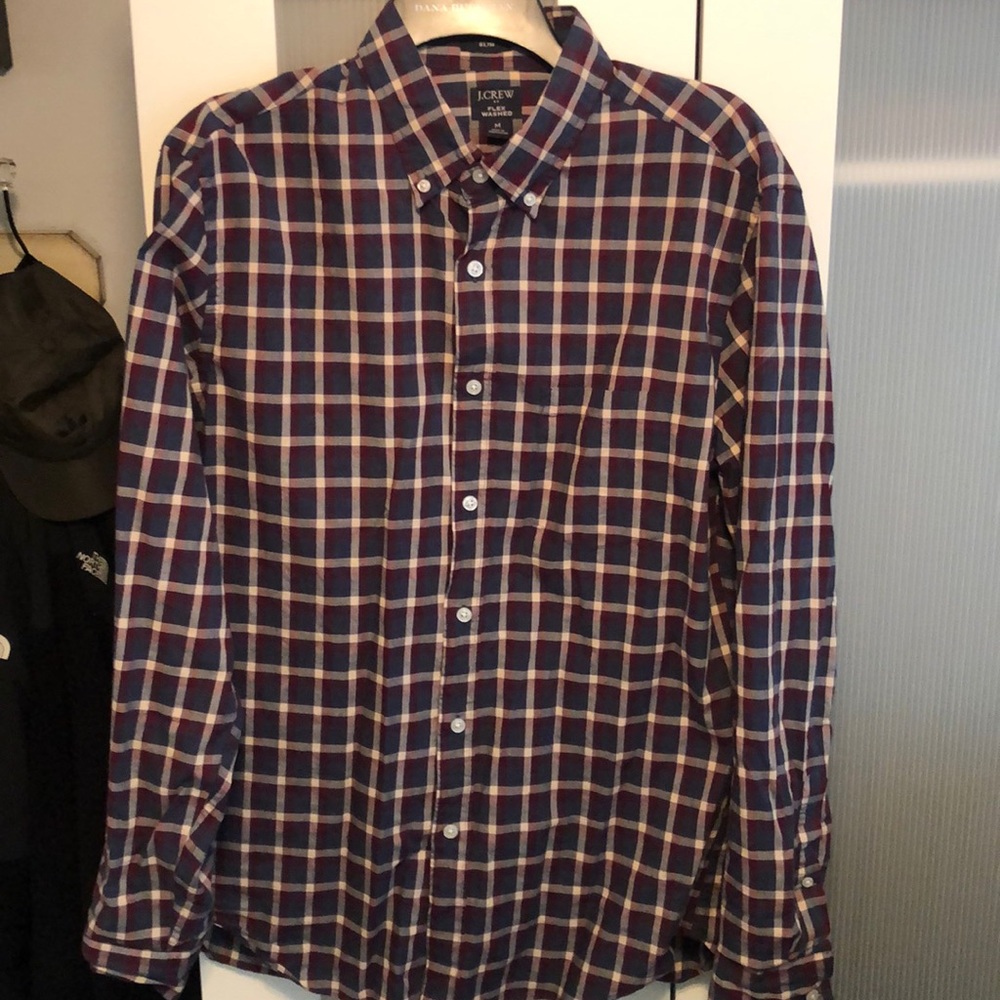 Men’s Slim Fit Medium, Flex Washed Shirt